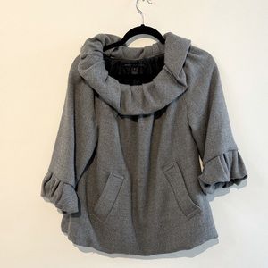 Grey wool lined jacket